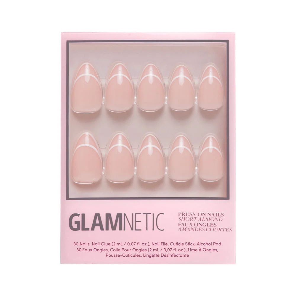 New Glamnetic Heavenly Press-On Nails - Short Almond